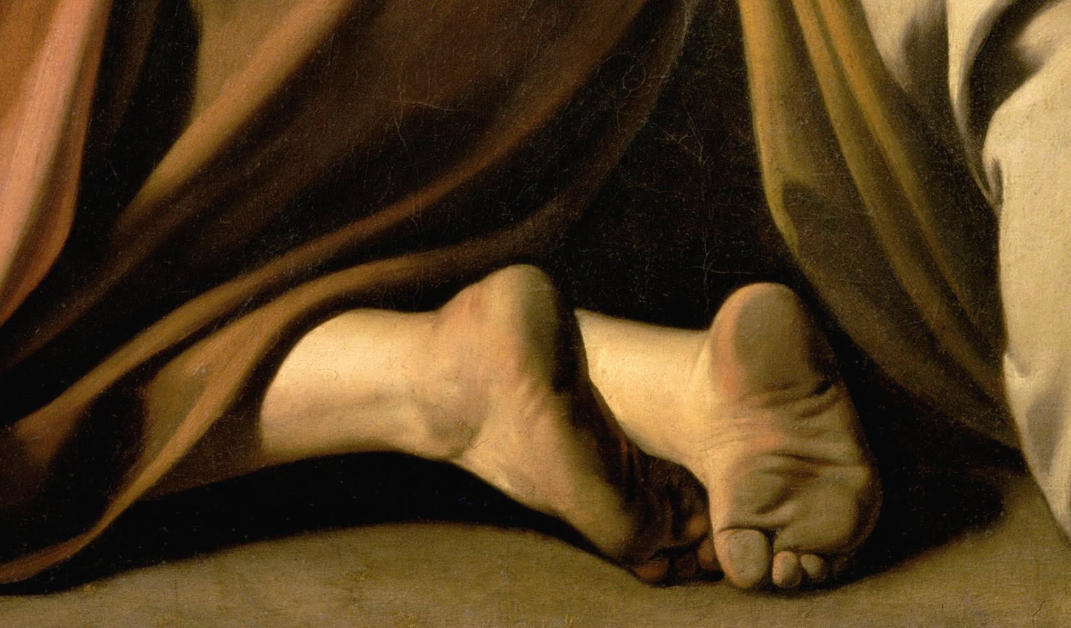 I piedi sporchi di Caravaggio